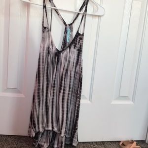 Tie dye Razorback tank